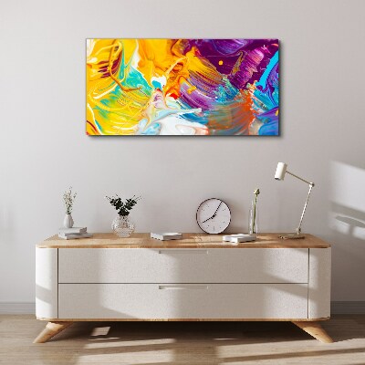 Tablou canvas Explozie dinamică de culori