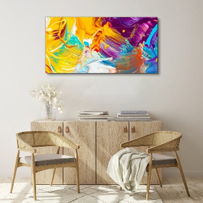 Tablou canvas Explozie dinamică de culori