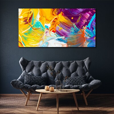 Tablou canvas Explozie dinamică de culori