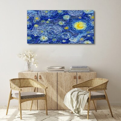 Tablou canvas Abstract Night Stars Sky