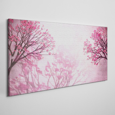 Tablou canvas Flori roz în aura de primăvară