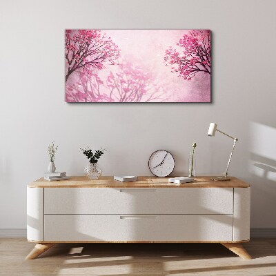 Tablou canvas Flori roz în aura de primăvară