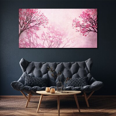 Tablou canvas Flori roz în aura de primăvară