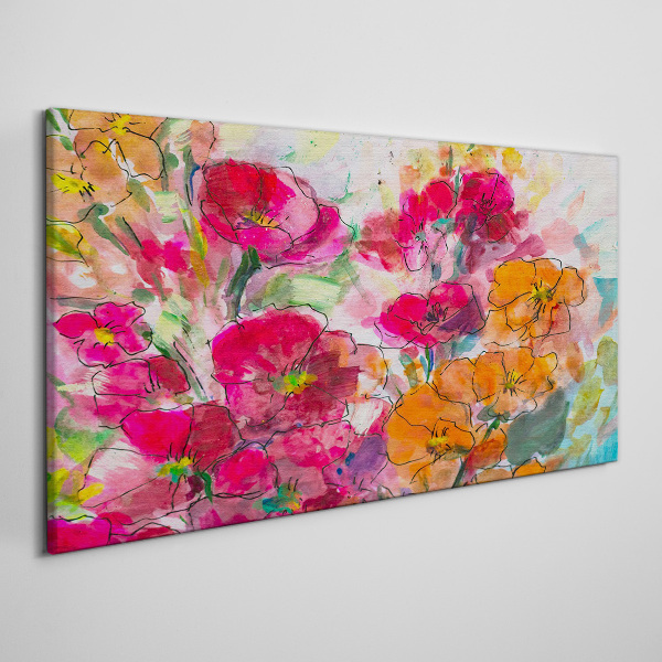 Tablou canvas Explozie florală de culori