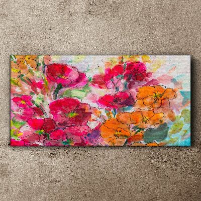Tablou canvas Explozie florală de culori