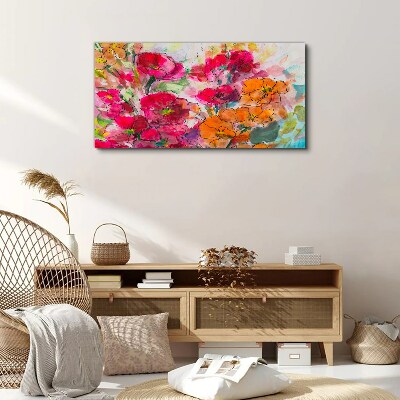 Tablou canvas Explozie florală de culori
