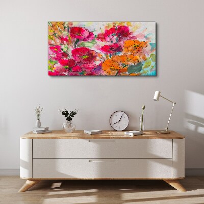 Tablou canvas Explozie florală de culori