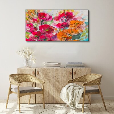Tablou canvas Explozie florală de culori