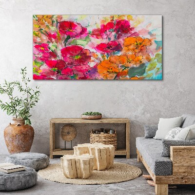 Tablou canvas Explozie florală de culori