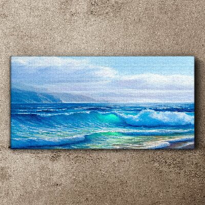 Tablou canvas Valuri calme ale oceanului