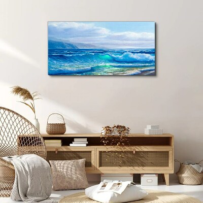 Tablou canvas Valuri calme ale oceanului
