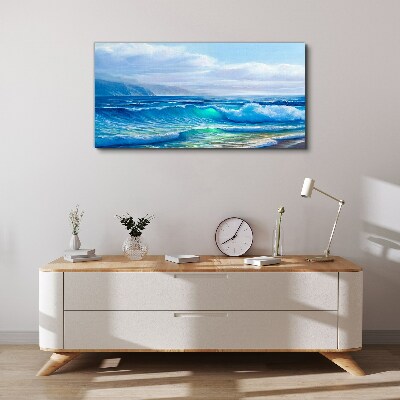 Tablou canvas Valuri calme ale oceanului