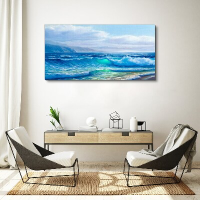 Tablou canvas Valuri calme ale oceanului