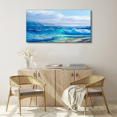 Tablou canvas Valuri calme ale oceanului