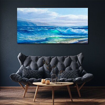 Tablou canvas Valuri calme ale oceanului