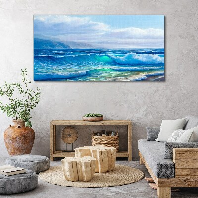 Tablou canvas Valuri calme ale oceanului