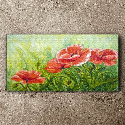 Tablou canvas Flori într-o poiană de primăvară