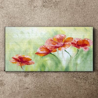 Tablou canvas Flori în nuanțe pastelate