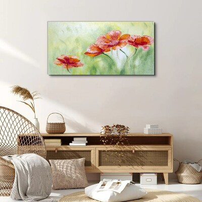 Tablou canvas Flori în nuanțe pastelate