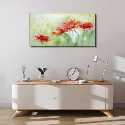 Tablou canvas Flori în nuanțe pastelate
