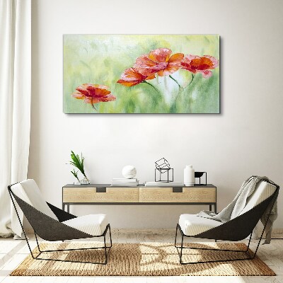 Tablou canvas Flori în nuanțe pastelate