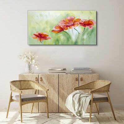 Tablou canvas Flori în nuanțe pastelate