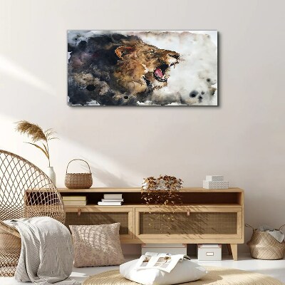 Tablou canvas Leu animal abstract