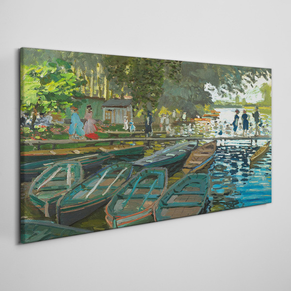 Tablou canvas La Grenouillere Monet