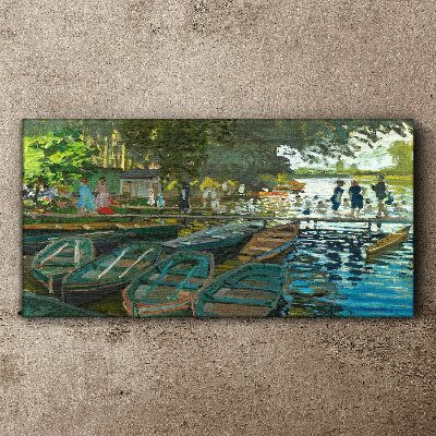 Tablou canvas La Grenouillere Monet