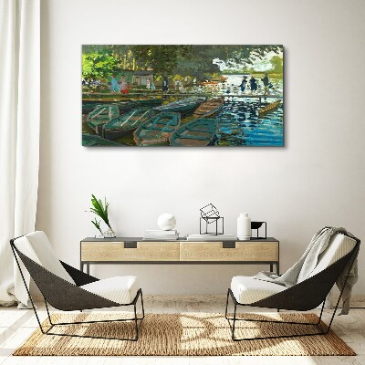 Tablou canvas La Grenouillere Monet