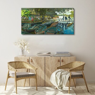 Tablou canvas La Grenouillere Monet