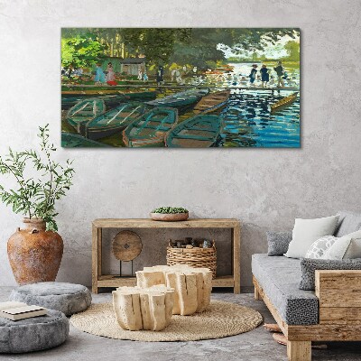 Tablou canvas La Grenouillere Monet