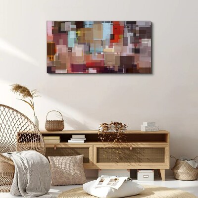 Tablou pe panza Mozaic abstract de culori