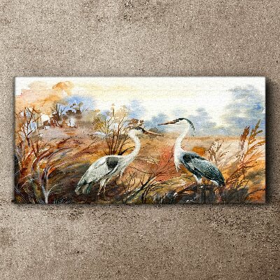 Tablou canvas Idila printre berze