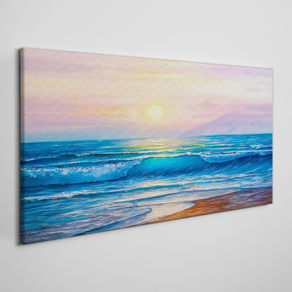Tablou canvas O dimineață liniștită lângă ocean