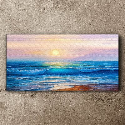 Tablou canvas O dimineață liniștită lângă ocean