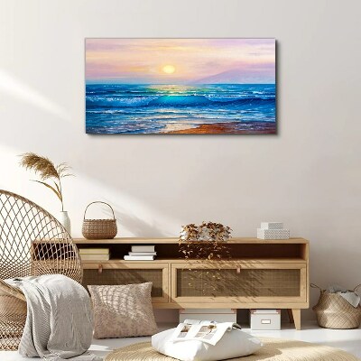 Tablou canvas O dimineață liniștită lângă ocean