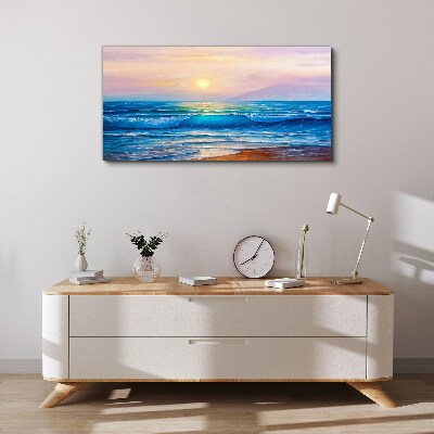Tablou canvas O dimineață liniștită lângă ocean