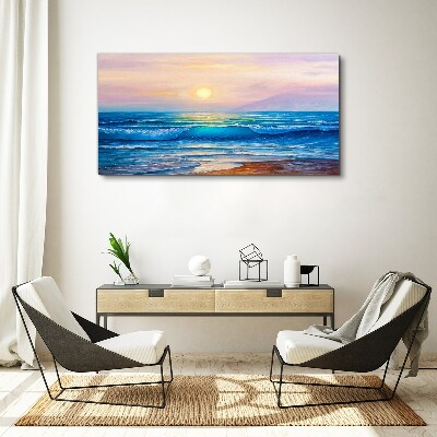Tablou canvas O dimineață liniștită lângă ocean