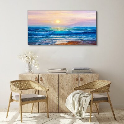 Tablou canvas O dimineață liniștită lângă ocean