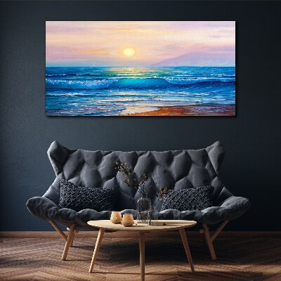 Tablou canvas O dimineață liniștită lângă ocean