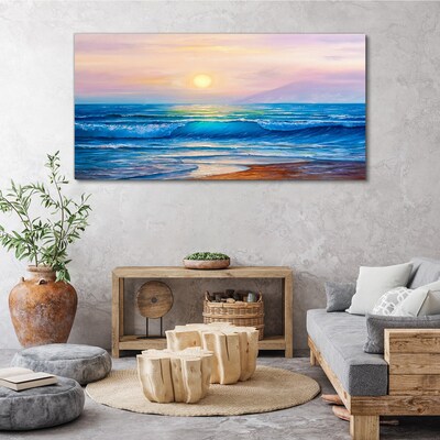 Tablou canvas O dimineață liniștită lângă ocean
