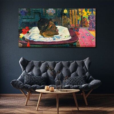 Tablou canvas Portret în culori pastelate