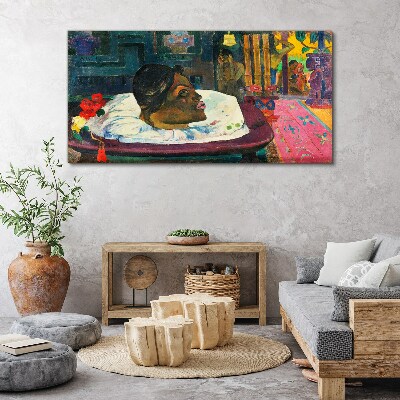Tablou canvas Portret în culori pastelate