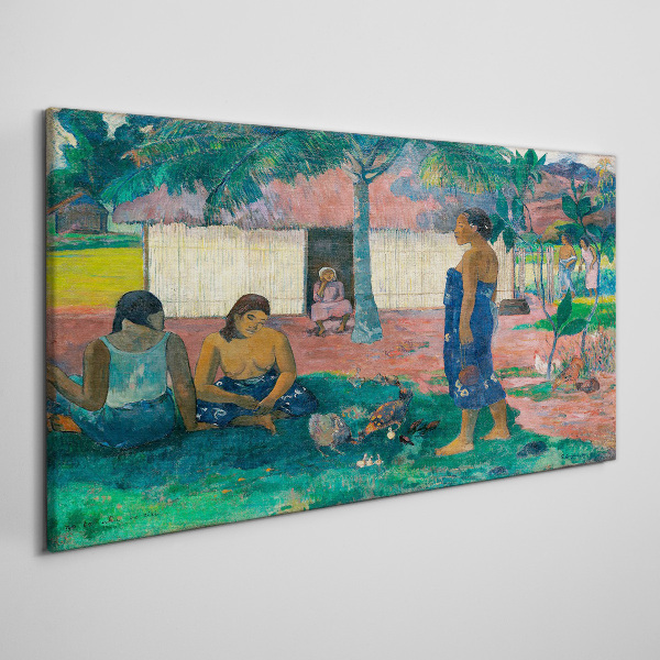 Tablou canvas Relaxați-vă într-o grădină tropicală