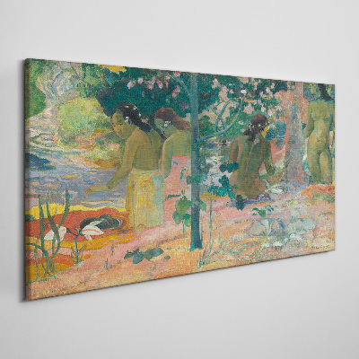 Tablou canvas Paradisul pierdut al lui Gauguin