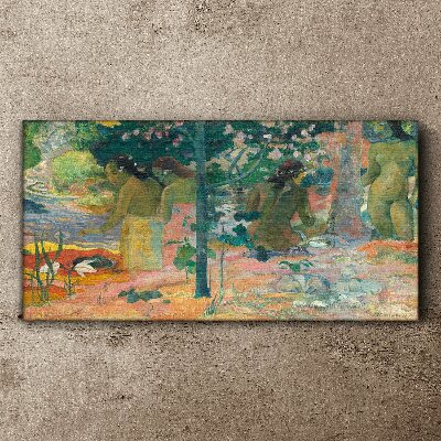 Tablou canvas Femeile lângă apă