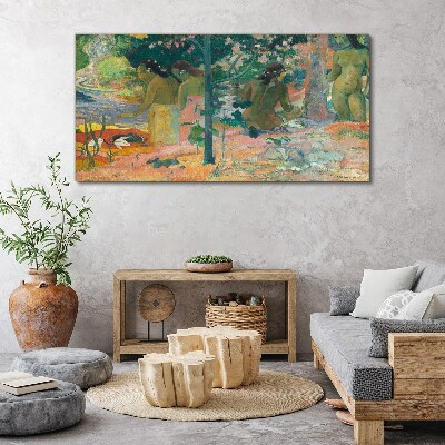 Tablou canvas Femeile lângă apă