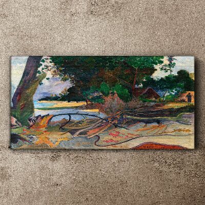 Tablou canvas Peisaj tropical cu copaci