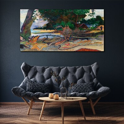 Tablou canvas Peisaj tropical cu copaci